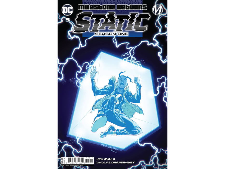 Comic Books DC Comics - Static Season One 005 (Cond. VF-) - 10534 - Cardboard Memories Inc.