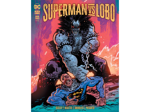 Comic Books DC Comics - Superman vs Lobo (2021) 003 of 3 Johnson Variant Edition (Cond. FN) MG0064 - Cardboard Memories Inc.