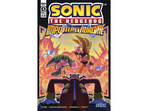 Comic Books IDW Comics - Sonic the Hedgehog Imposter Syndrome 004 of 4 (Cond. VF-) - Cover B - 16154 - Cardboard Memories Inc.