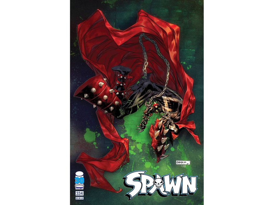 Comic Books Image Comics - Spawn 334 (Cond. VF-) - Barberi Variant Edition - 14822 - Cardboard Memories Inc.