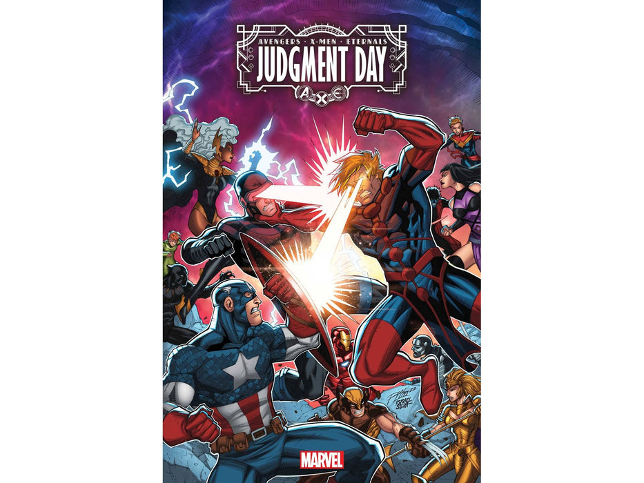 Comic Books Marvel Comics - Axe Judgement Day 001 (Cond. VF-) - Ron Lim Variant Edition - 14377 - Cardboard Memories Inc.