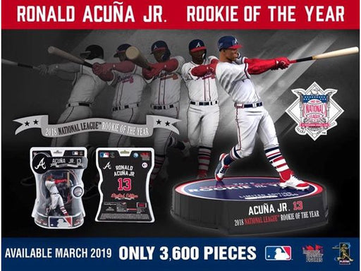 Action Figures and Toys Import Dragon Figures - MLB - Atlanta Braves - Ronlad Acuna Jr - Limited Edition Figure 2018 - Cardboard Memories Inc.