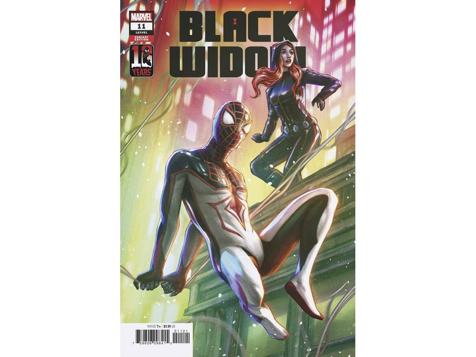 Comic Books Marvel Comics - Black Widow 011 - Edge Miles Morales 10th Anniversary Variant Edition (Cond. VF-) - 9611 - Cardboard Memories Inc.