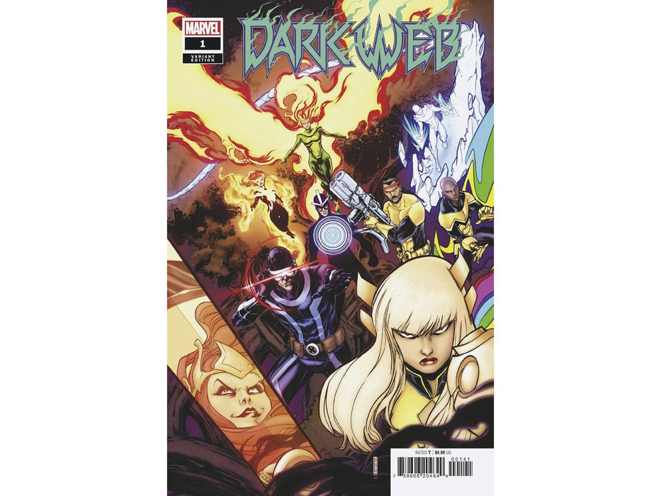 Comic Books Marvel Comics - Dark Web X-Men 001 of 3 (Cond. VF-) - Baldeon Variant Edition - 15821 - Cardboard Memories Inc.