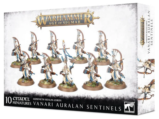 Collectible Miniature Games Games Workshop - Warhammer Age of Sigmar - Lumineth Realm-Lords - Vanari Auralan Sentinels - 87-58 - Cardboard Memories Inc.