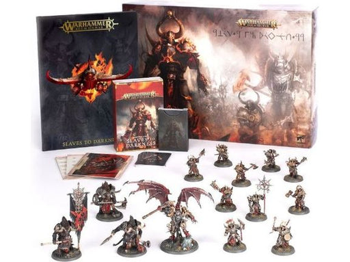 Collectible Miniature Games Games Workshop - Warhammer Age of Sigmar - Army Set - Slaves to Darkness - 83-92 - Cardboard Memories Inc.