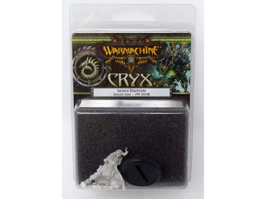 Collectible Miniature Games Privateer Press - Warmachine - Cryx - Severa Blacktide Solo - PIP 34148 - Cardboard Memories Inc.