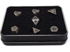 Dice Die Hard Dice - RPG Metal Ancient Silver 94070 - Set of 7 - Cardboard Memories Inc.