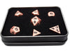 Dice Die Hard Dice - RPG Metal Brilliant Copper - Set of 7 - Cardboard Memories Inc.