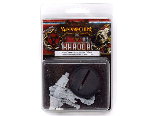 Collectible Miniature Games Privateer Press - Warmachine - Khador - Man-O-War Bombardier Officer - PIP 33130 - Cardboard Memories Inc.