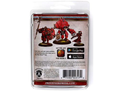 Collectible Miniature Games Privateer Press - Warmachine - Khador - Sergeant Dragos Dragadovich - Khador Command Attachment - PIP 33129 - Cardboard Memories Inc.