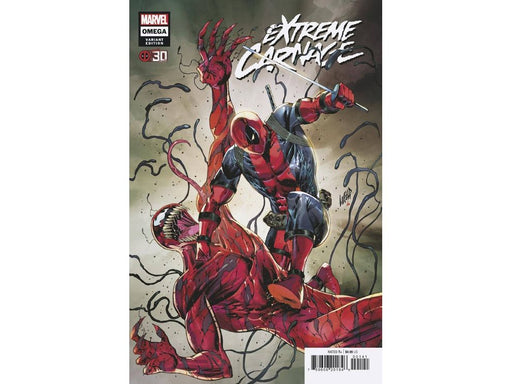 Comic Books Marvel Comics - Extreme Carnage Omega 001 - Liefeld Deadpool 30th Annivsary Variant Edition (Cond. VF-) - 10901 - Cardboard Memories Inc.