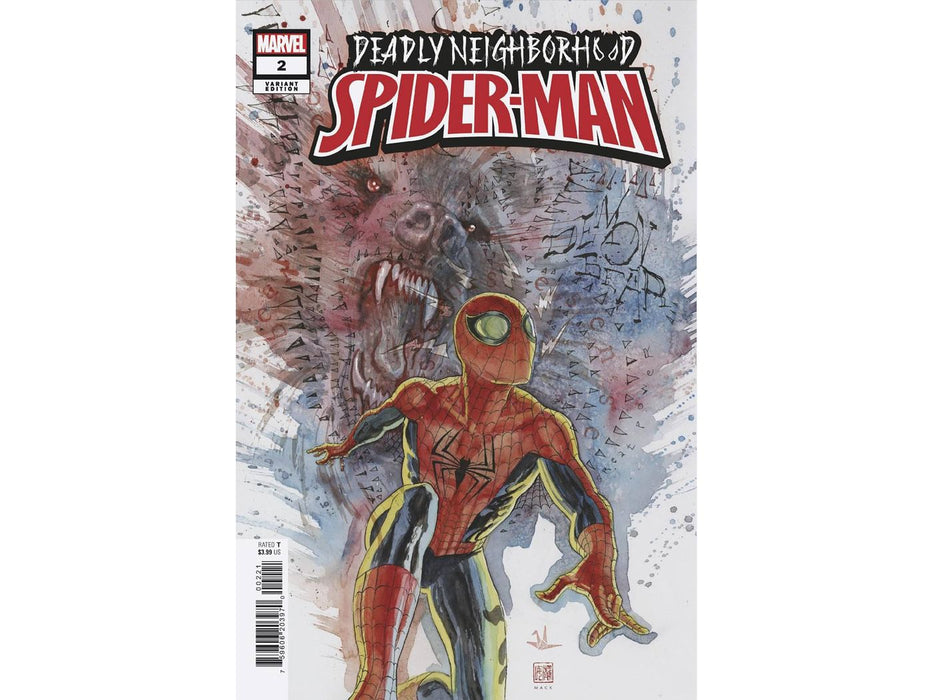 Comic Books Marvel Comics - Deadly Neighborhood Spider-Man 002 (Cond. VF) - David Mack Variant Edition - 15381 - Cardboard Memories Inc.