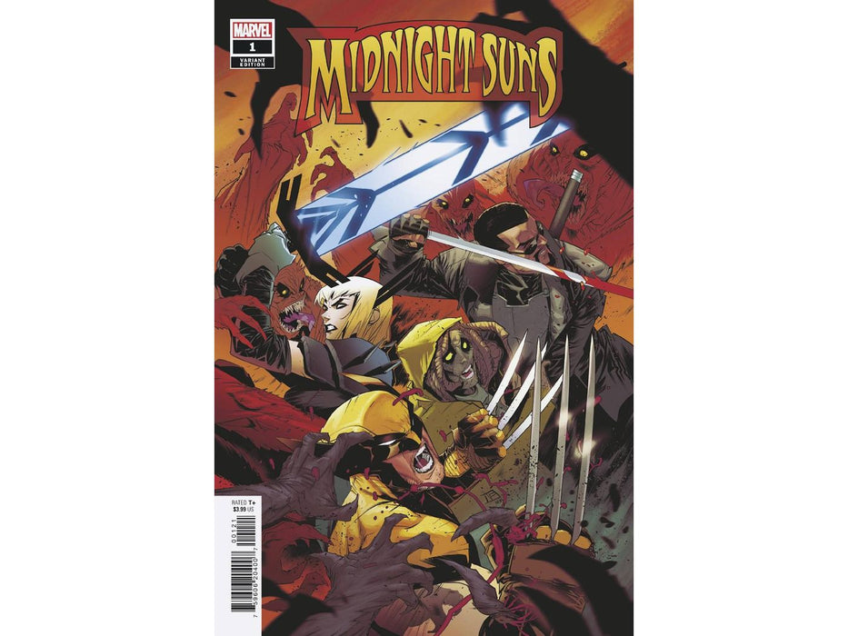 Comic Books Marvel Comics - Midnight Suns 001 of 5 - DX - Vicentini Variant Edition (Cond. VF-) 14322 - Cardboard Memories Inc.