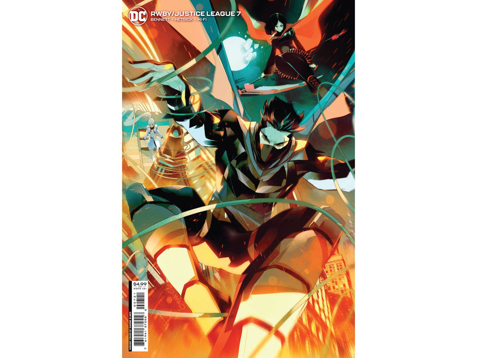 Comic Books DC Comics - Rwby Justice League 007 - Di Meo Card Stock Variant Edition (Cond. VF-) - 9928 - Cardboard Memories Inc.