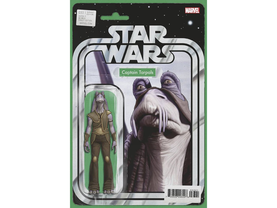 Comic Books Marvel Comics - Star Wars (2023) 033 (Cond. VF-) - Christopher Action Figure Variant Edition - 16358 - Cardboard Memories Inc.