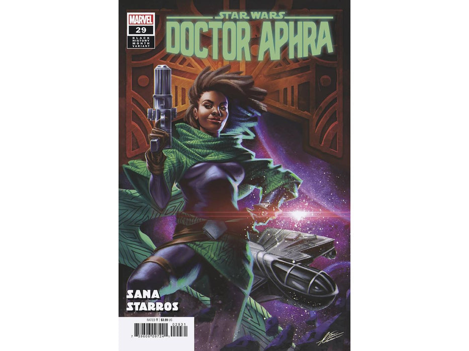 Comic Books Marvel Comics - Star Wars Doctor Aphra 029 (Cond. VF-) - Manhanini Black History Month Variant Edition - 16784 - Cardboard Memories Inc.