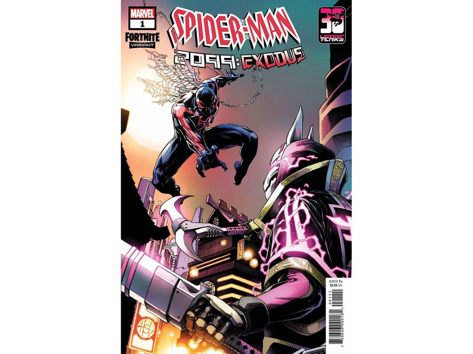 Comic Books Marvel Comics - Spider-Man 2099 Exodus 001 (Cond. VF-) - Creees Lee Fortnite Variant Edition - 13099 - Cardboard Memories Inc.