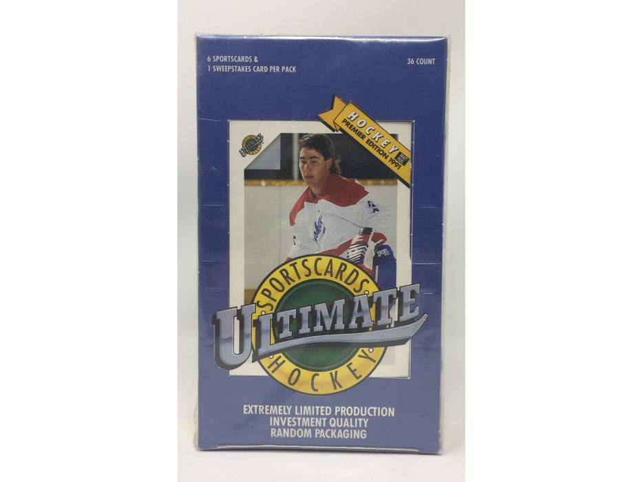 Sports Cards Smokeys Ultimate - 1991 - Hockey - Hobby Box - Cardboard Memories Inc.