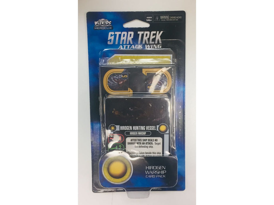 Trading Card Games Wizkids - Star Trek - Attack Wing - Hirogen Warship Card Pack - Cardboard Memories Inc.