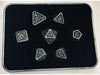 Dice Die Hard Dice - Metal Mythica Dark Iron - Set of 7 - Cardboard Memories Inc.