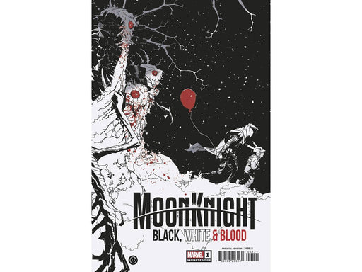 Comic Books Marvel Comics - Moon Knight Black White and Blood 001 of 4 (Cond. VF-) - Bachalo Variant Edition - 12840 - Cardboard Memories Inc.