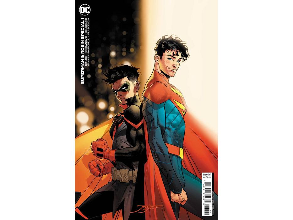 Comic Books DC Comics - Superman and Robin One Shot 001 - Jimenez Card Stock Variant Edition (Cond. VF-) - 12009 - Cardboard Memories Inc.