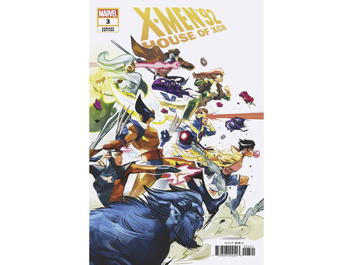 Comic Books Marvel Comics - X-Men 92 House of XCII 003 of 5 (Cond. VF-) - Del Mundo Variant Edition - 13592 - Cardboard Memories Inc.