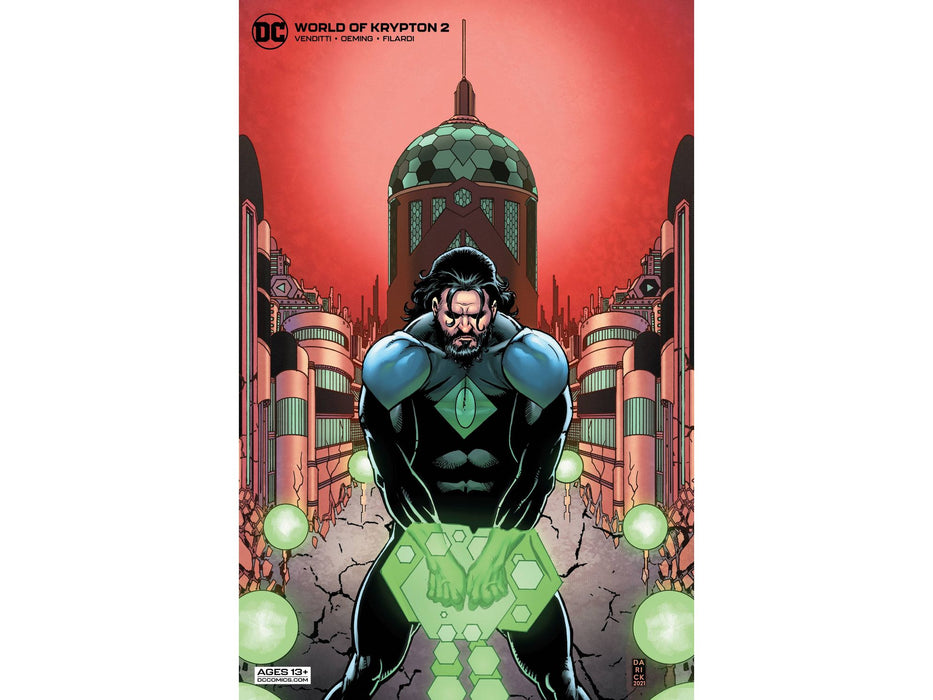 Comic Books DC Comics - World of Krypton 002 - Robertson Card Stock Variant Edition (Cond. VF-) - 12005 - Cardboard Memories Inc.