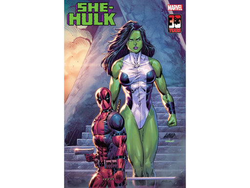 Comic Books Marvel Comics - She-Hulk 001 - Liefeld Deadpool 30th Variant Edition (Cond. VF-) - 9903 - Cardboard Memories Inc.