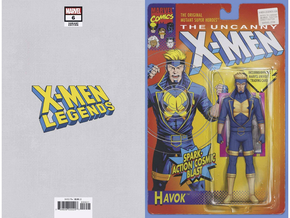 Comic Books Marvel Comics - X-Men Legends 006 - Christopher Action Figure Variant Edition (Cond. VF-) 17558 - Cardboard Memories Inc.