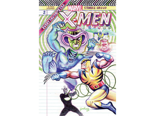 Comic Books Marvel Comics - X-Men Legends 002 (Cond. VF-) - Rugg Variant Emotion 14438 - Cardboard Memories Inc.