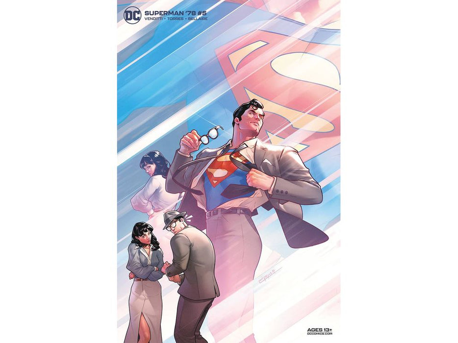 Comic Books DC Comics - Superman 78 005 of 6 - Campbell Card Stock Variant Edition (Cond. VF-) - 10347 - Cardboard Memories Inc.