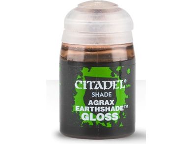 Paints and Paint Accessories Citadel Shade - Agrax Earthshade Gloss - 24-26 - Cardboard Memories Inc.