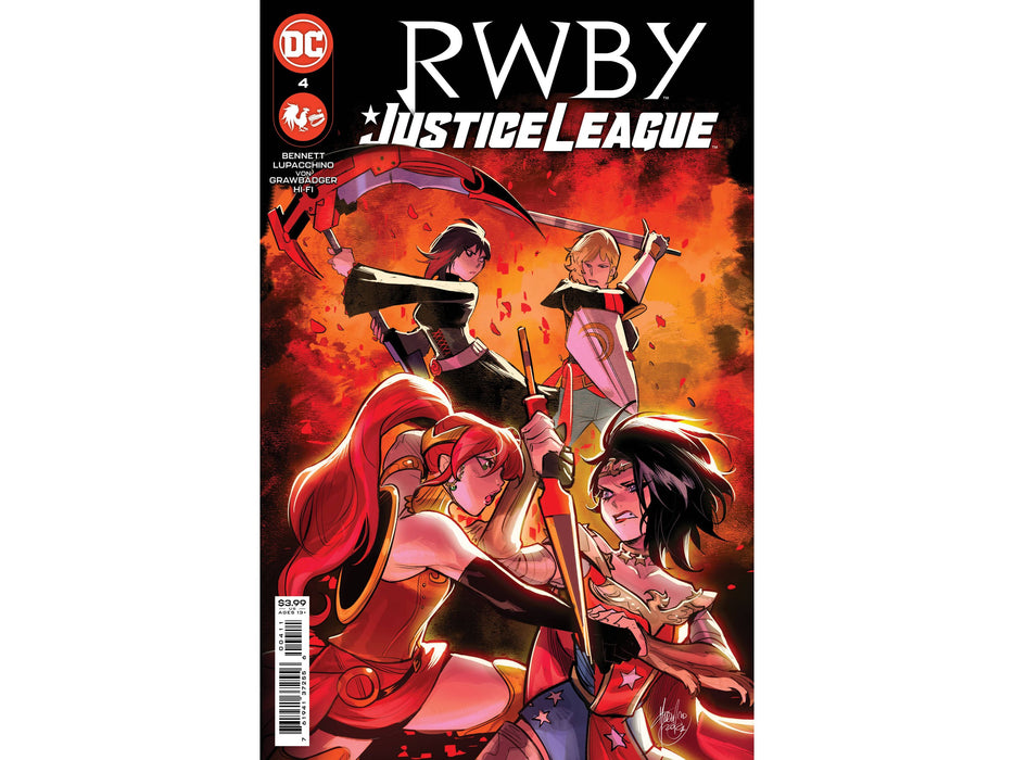 Comic Books DC Comics - Rwby Justice League 004 (Cond. VF-) - 11472 - Cardboard Memories Inc.