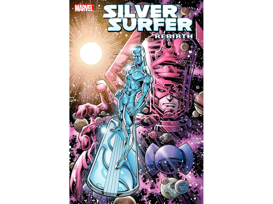 Comic Books Marvel Comics - Silver Surfer Rebirth 001 of 5 - Jurgens Variant Edition (Cond. VF-) - 9906 - Cardboard Memories Inc.