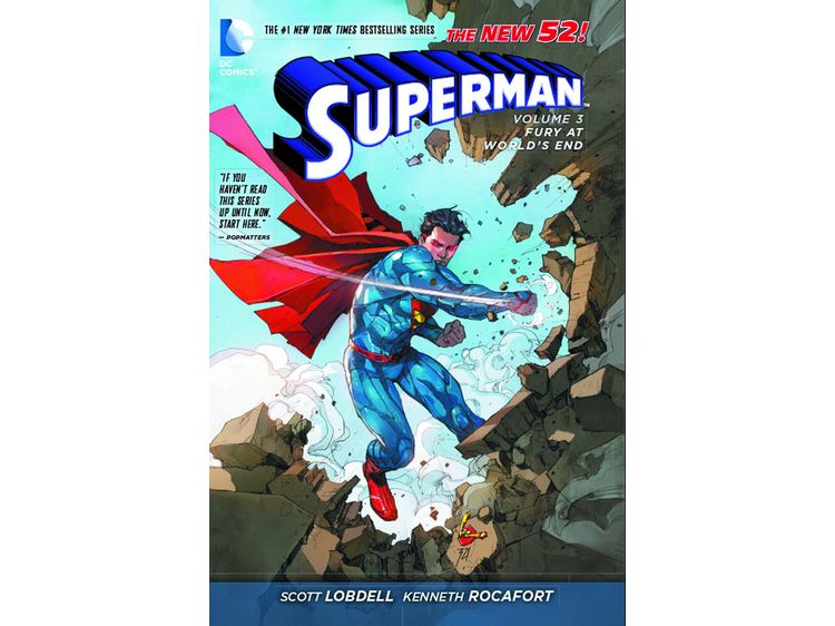 Comic Books, Hardcovers & Trade Paperbacks DC Comics - Superman Vol. 003 - Fury At World's End (N52) - HC0107 - Cardboard Memories Inc.