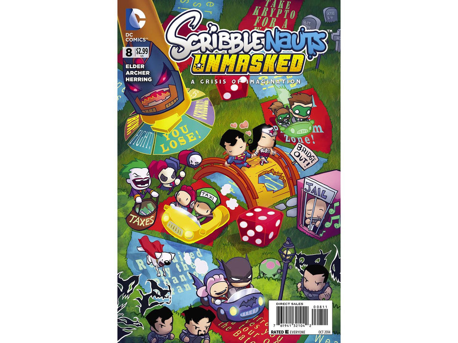 Comic Books DC Comics - Scribblenauts Unmasked 008 (Cond. VF-) 15648 - Cardboard Memories Inc.