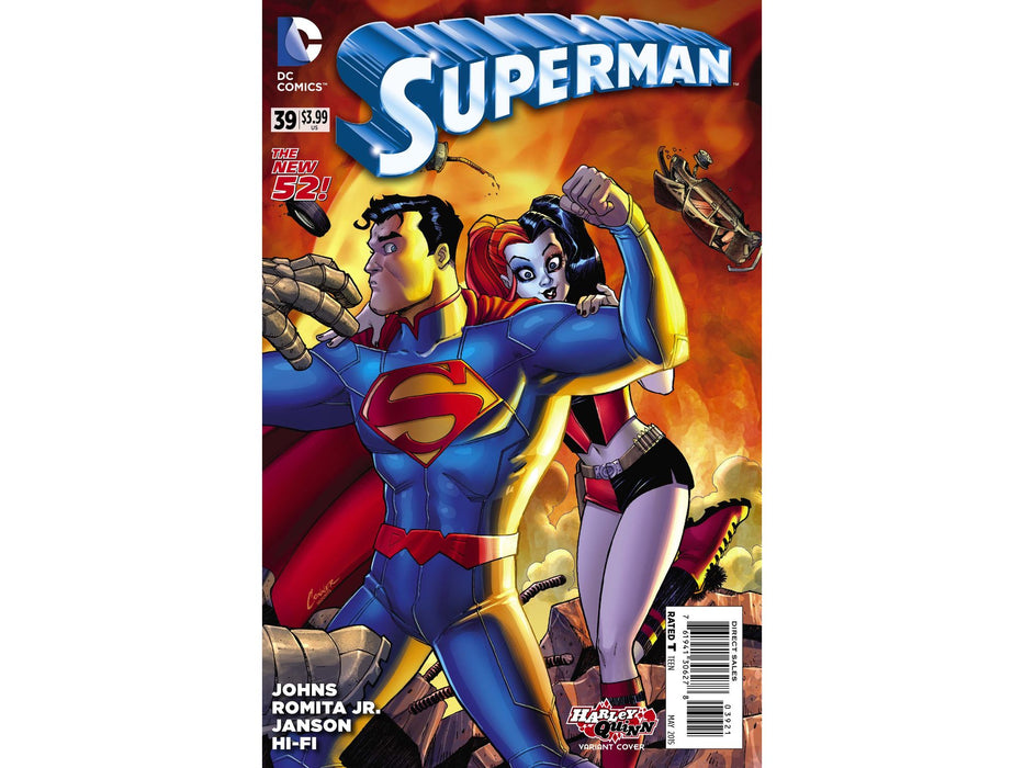 Comic Books DC Comics - Superman 039 - Harley Quinn Variant Edition (Cond. VF-) - 8943 - Cardboard Memories Inc.