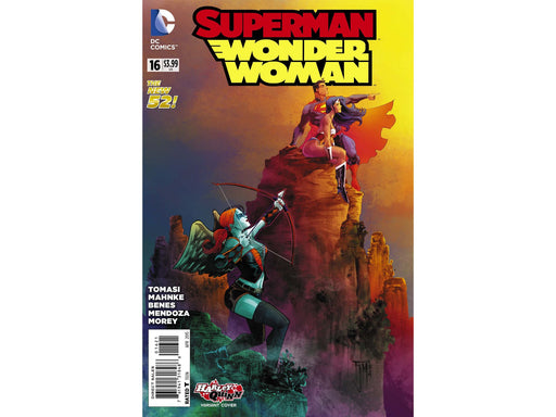 Comic Books DC Comics - Superman Wonder Woman (2015) 016 - Harley Quinn Variant Edition (Cond. VF-) - 9429 - Cardboard Memories Inc.