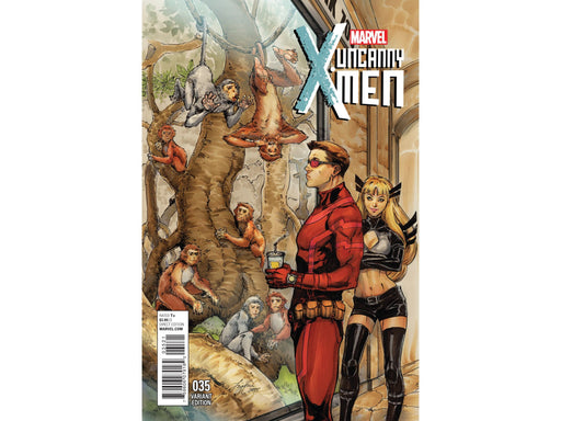 Comic Books Marvel Comics - Uncanny X-Men 035 - Oum NYC Variant Edition (Cond. VF-) - 8572 - Cardboard Memories Inc.