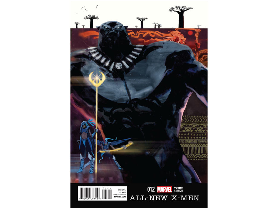 Comic Books Marvel Comics - All New X-Men 012 - Santiago Black Panther Variant Edition (Cond. VF-) - 7627 - Cardboard Memories Inc.