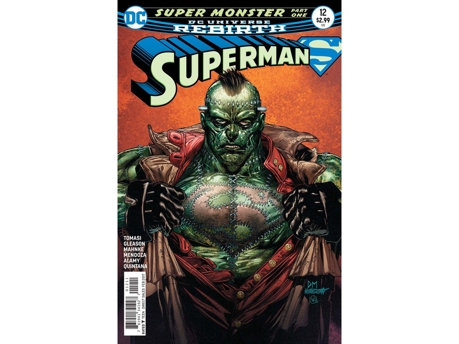 Comic Books DC Comics - Superman (2016) 012 (Cond. FN/VF) - 12926 - Cardboard Memories Inc.