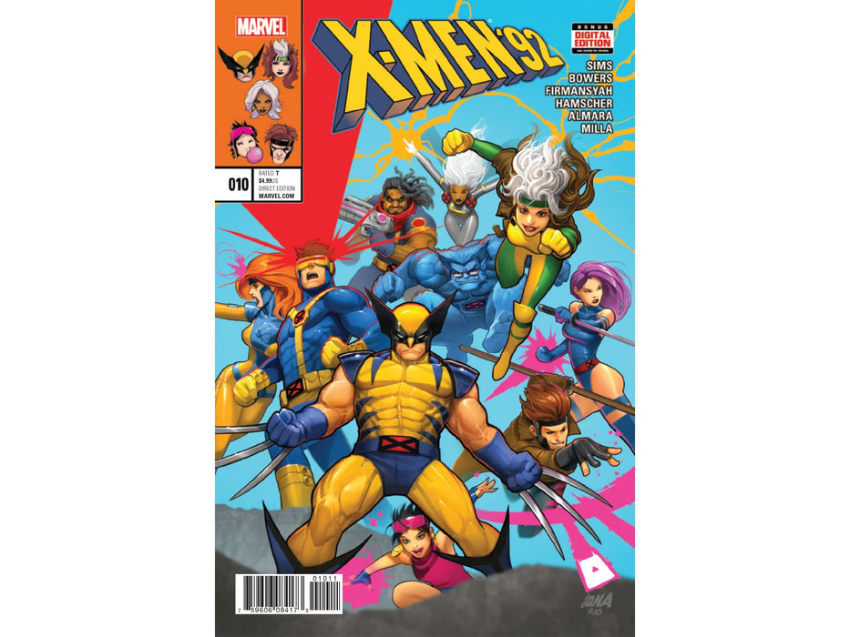 Comic Books Marvel Comics - X-Men '92 010 (Cond. VF-) - 7542 - Cardboard Memories Inc.