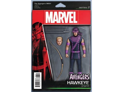 Comic Books Marvel Comics - Avengers 003.1 Action Figure Variant (Cond. VF-) 14705 - Cardboard Memories Inc.