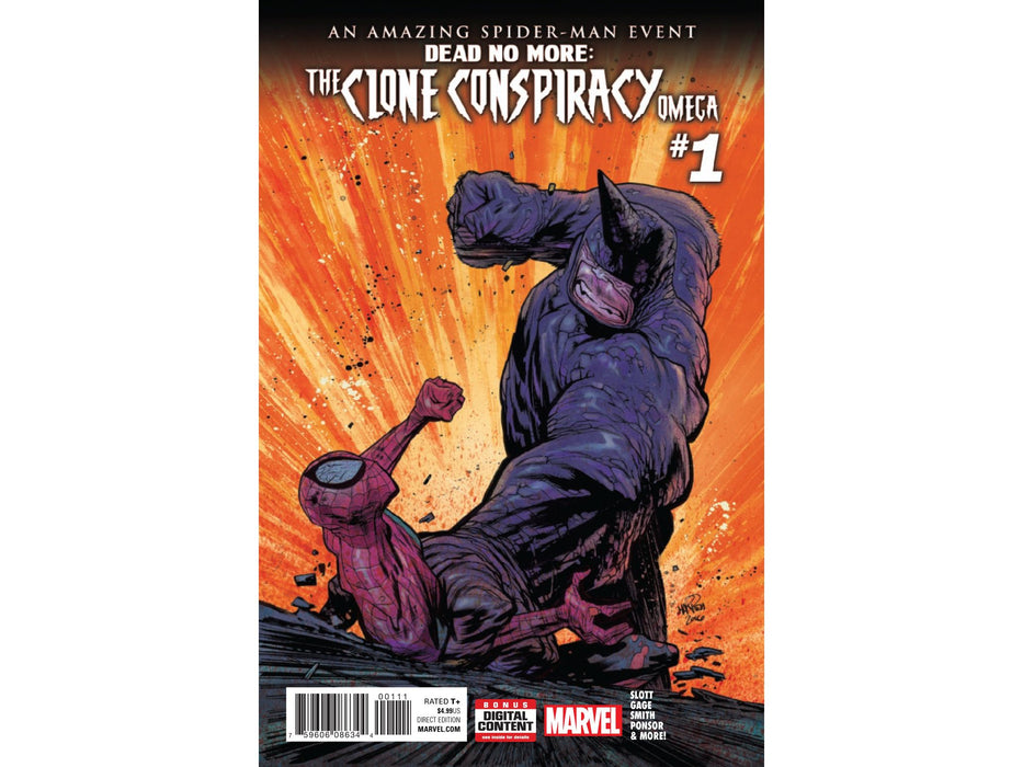 Comic Books Marvel Comics - Clone Conspiracy Omega 001 (Cond. VF-) 15653 - Cardboard Memories Inc.