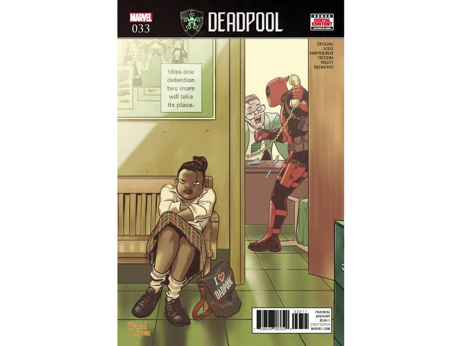 Comic Books Marvel Comics -  Deadpool 033 (Cond. VF-) - 7791 - Cardboard Memories Inc.