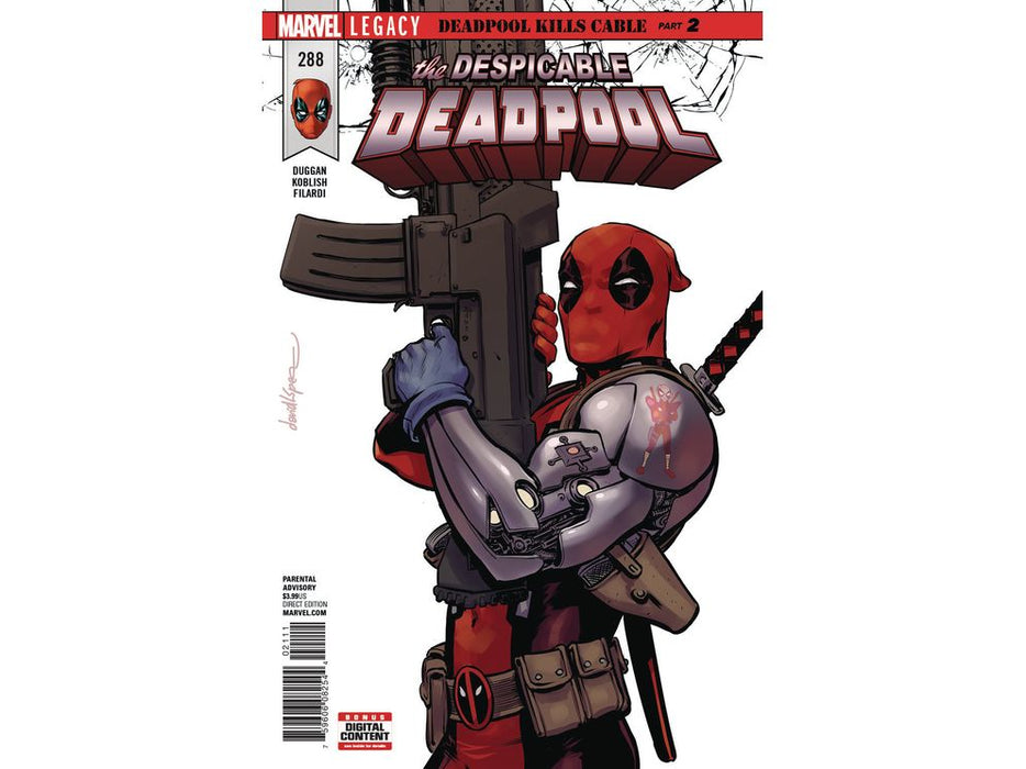 Comic Books Marvel Comics - Despicable Deadpool 288 LEG (Cond. FN/VF) - 8436 - Cardboard Memories Inc.