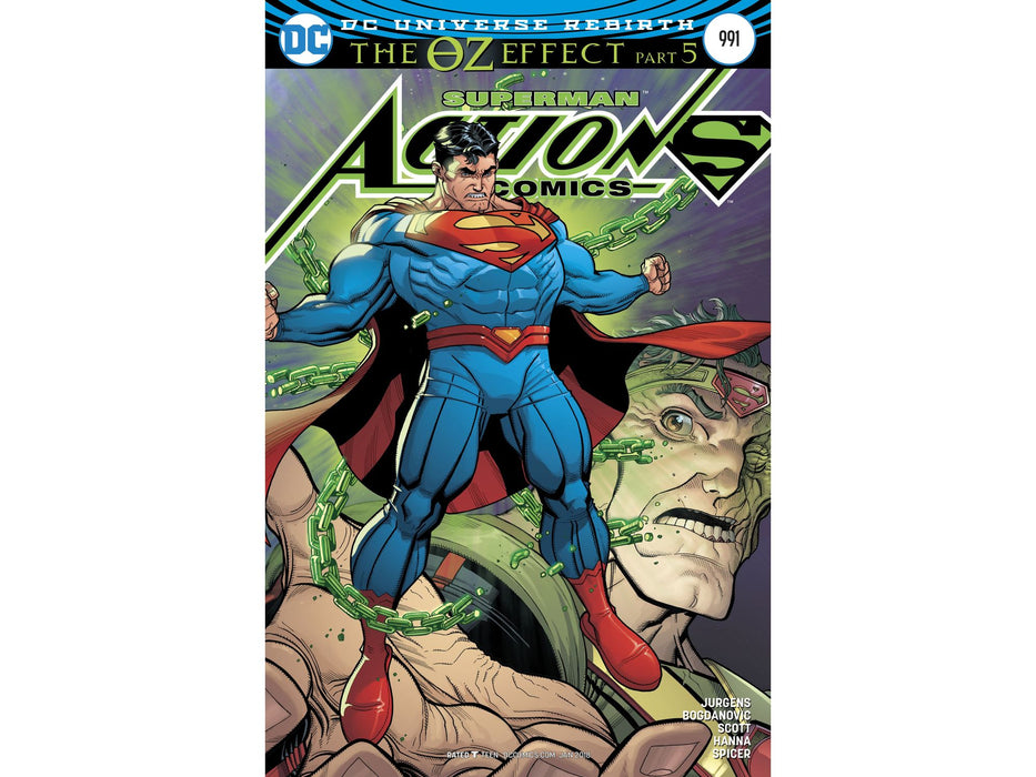 Comic Books DC Comics - Action Comics (2017) 991 - Lenticular Effect Variant Edition (Cond. FN/VF) - 12776 - Cardboard Memories Inc.