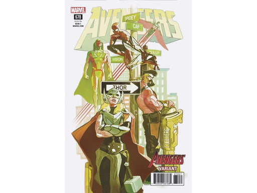 Comic Books Marvel Comics - Avengers 678 Del Mundo Variant (Cond VF-) 14715 - Cardboard Memories Inc.